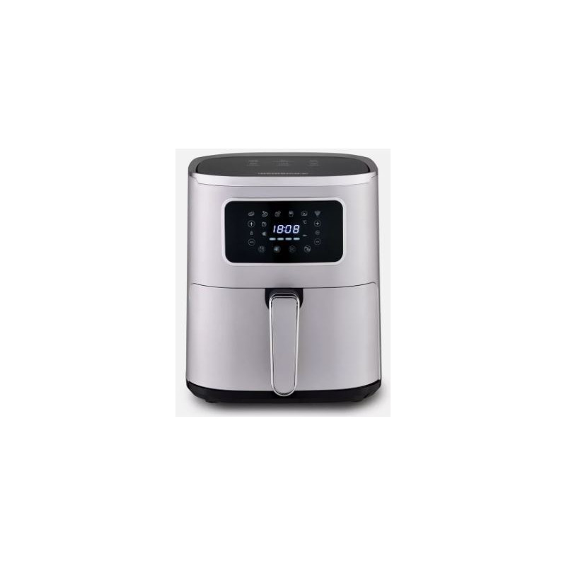 friggitrice ad aria calda heinrich's senza olio 5l 1450w argento