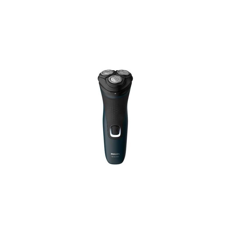 rasoio elettrico philips s1151/00 oneblade da uomo nero blu [s1151/00]