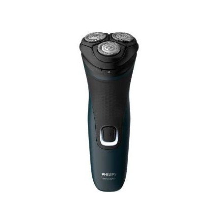 rasoio elettrico philips s1151/00 oneblade da uomo nero blu [s1151/00]