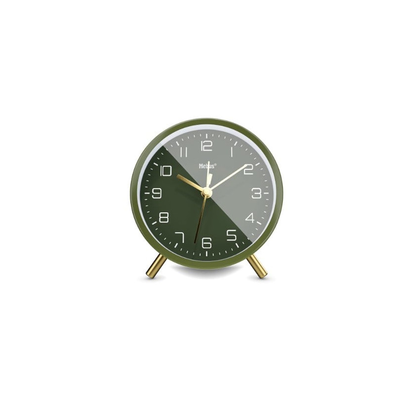 orologio sveglia mebus 56972 quarzo verde oliva/oro [56972]