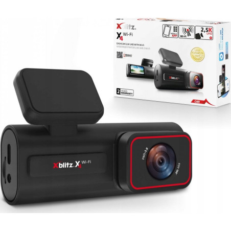 dash cam xblitz x4 wifi 2.5k ultra hd 1440x1080p nero [x4 wifi]