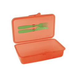 Contenitore cosmoplast merenda con posate l 1,0 [cosmoplast]