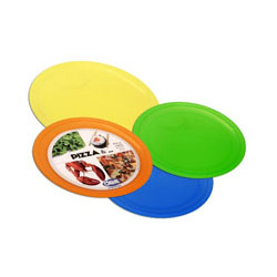 Piatto in plastica dem pizza cm 33 pz.4 [dem]