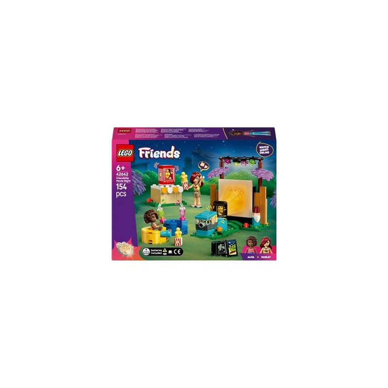 set di costruzione lego friends 42642 serata al cinema dell'amicizia