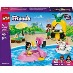 set di costruzione lego friends 42658 festa in piscina con unicorno