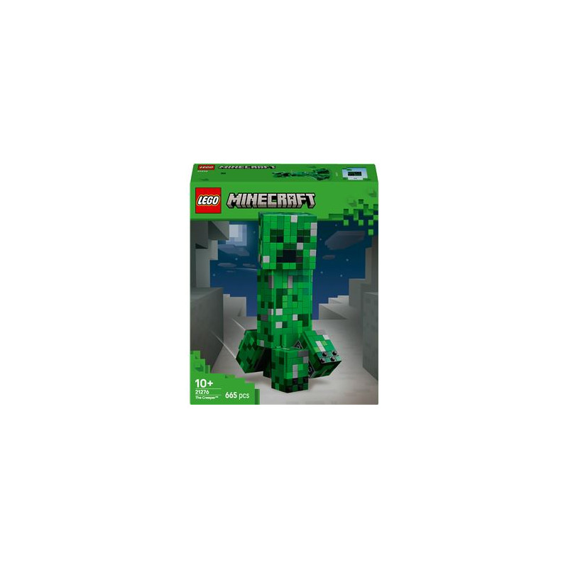set di costruzione lego minecraft 21276 il creeper multicolore 665pz