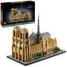 set da costruzione lego architecture notre-dame di parigi multicolore