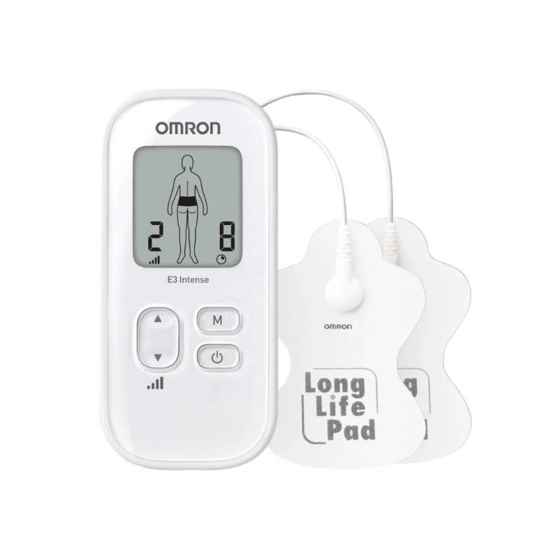 elettrostimolatore muscolare omron e3 intense tens bianco [hv-f021-e4w]