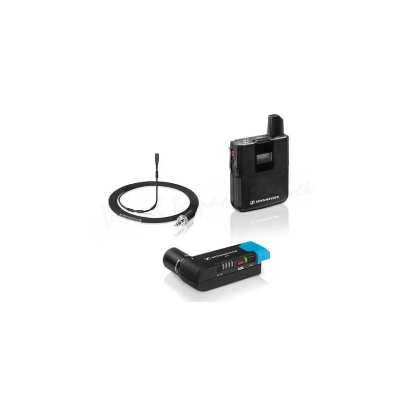 kit audio sennheiser con microfono lavalier omnidirezionale wireless