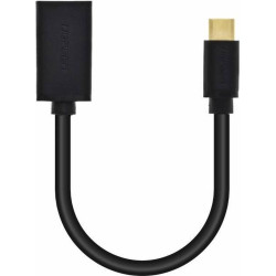 cavo usb 3.2 gen 1 ugreen usb-c a usb a m/f 0.15m nero [30701]