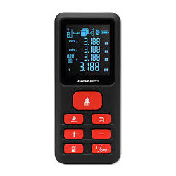 misuratore laser digitale qoltec 120m nero/rosso [quqolpl00050688]