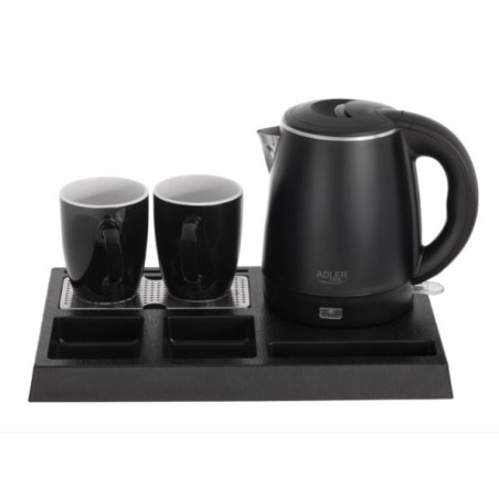 bollitore elettrico adler ad 1387 1l 1300w nero [ad 1387]