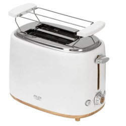 tostapane adler ad 3225 950w bianco/legno [ad 3225]