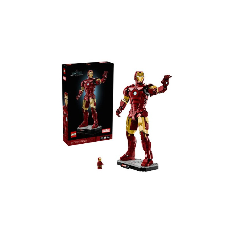 kit di costruzione lego marvel 76344 iron man mark 3 edizione da