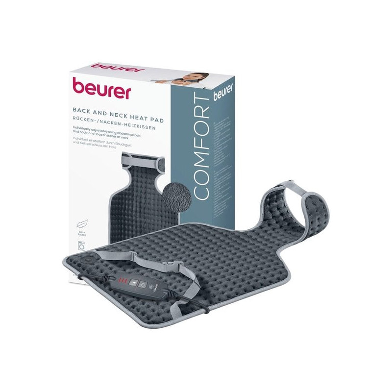 termoforo beurer hk 64 per schiena e cervicali grigio [hk64]