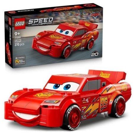 kit di costruzione lego saetta mcqueen multicolore 270pz [77255]
