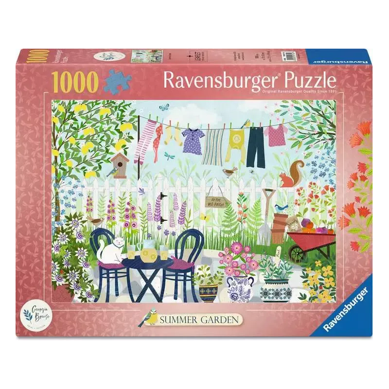 puzzle ravensburger giardino estivo multicolore 1000pz [12001754]