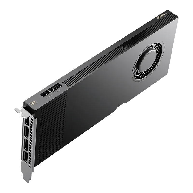 scheda video nvidia rtx pro 4000 blackwell 24gb gddr7 192bit nero