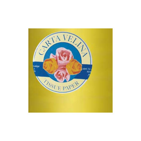 busta 26fogli 50x70cm carta velina gr31 giallo sadoch [kv106410]