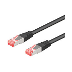 cavo di rete goobay rj45 s/ftp cat6a 2.00m nero [93746]