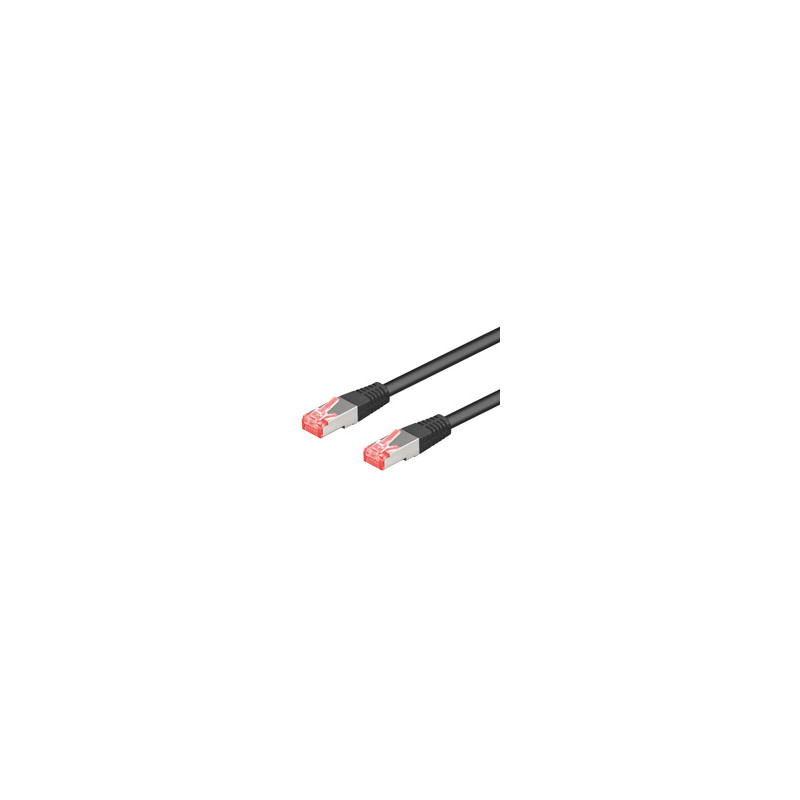 cavo di rete goobay rj45 s/ftp cat6a 2.00m nero [93746]