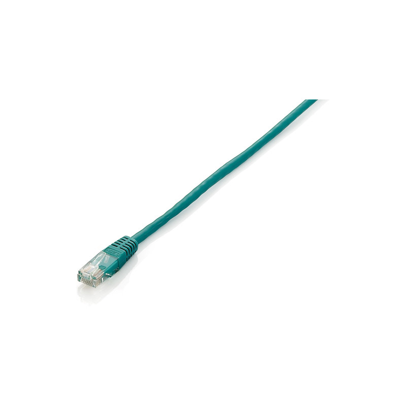 cavo di rete equip eco cat6 u/utp 0.50m verde bulk [625447]