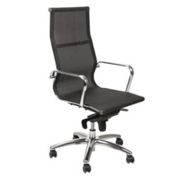 poltrona direzionale unisit pollux space pxp nero in rete [pxp nero]