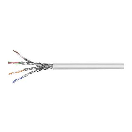 cavo di rete cat 6a s/ftp 4 x 2 x 0.12 mm? grigio goobay 96093 50