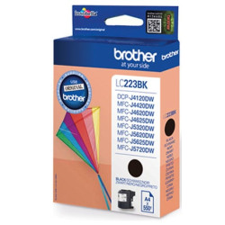 Cartuccia brother lc-223bk nero per mfc-j4420dw, mfc-j4620dw