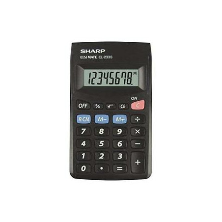 calcolatrice sharp el233sbbk nero [sh-el233sbbk]