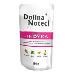cibo per cani dolina noteci tacchino 150 g