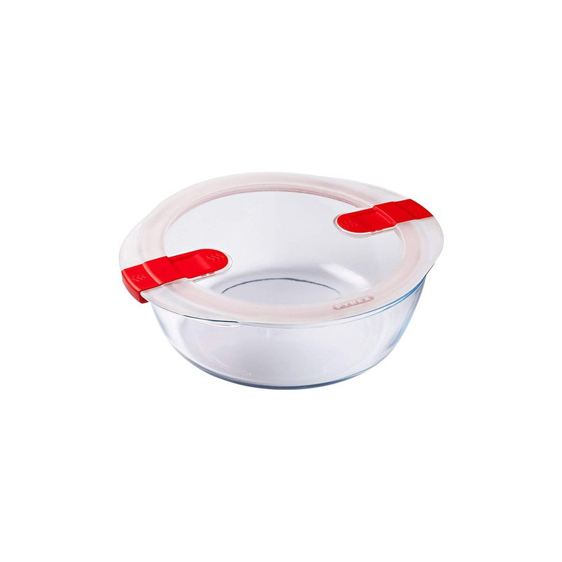 contenitore alimenti pyrex tondo in vetro borosilicato 208ph00/7146