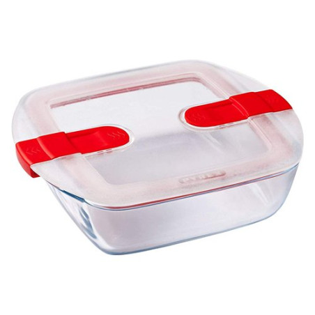 contenitore alimenti pyrex quadrato in vetro trasparente 211ph00/7146