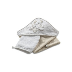 set asciugamano italbaby 3pz avorio [050.4150.376]