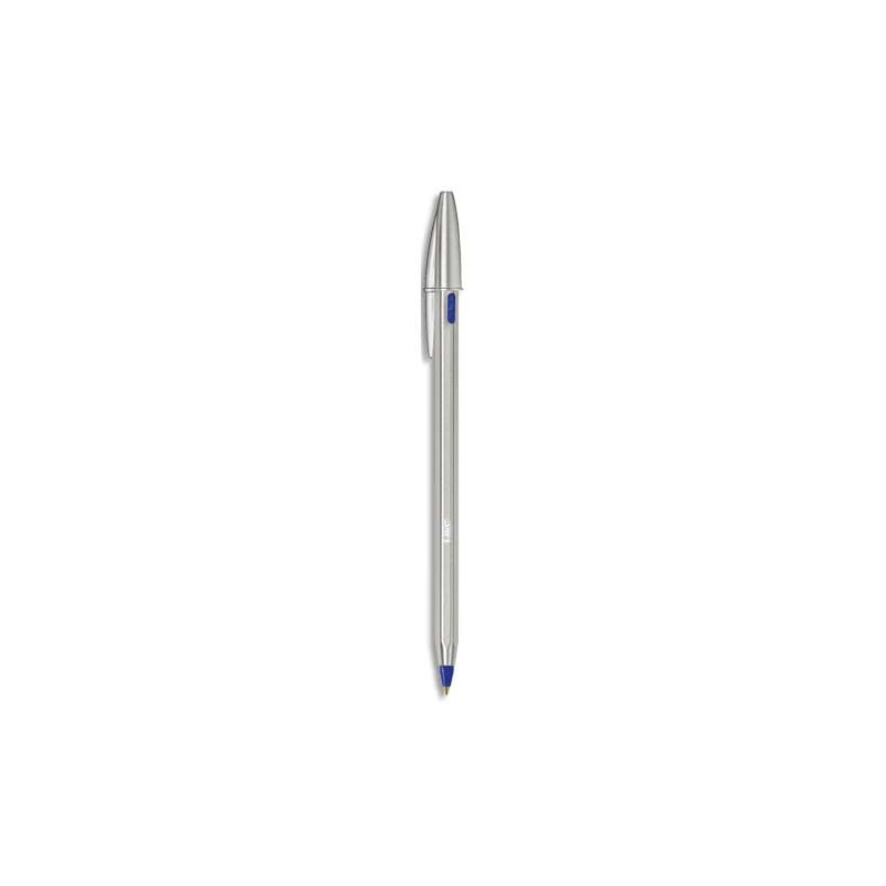 penna bic ricaricabile cristale 1mm 1+2refill blu [997202]