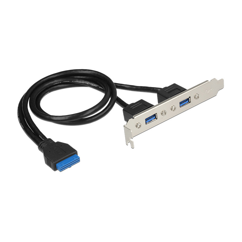 scheda di interfaccia delock e adattatore 5 gbit/s nero/blu/brgento