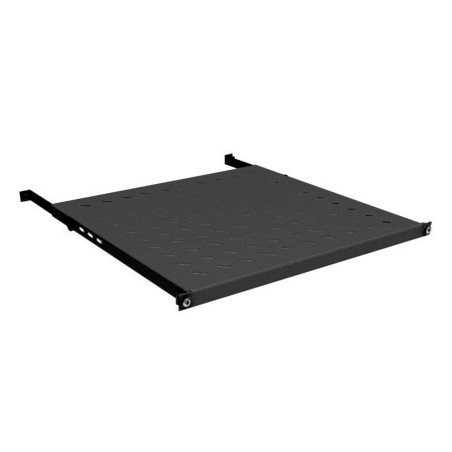 mensola per rack 19'' 350-450mm 0.5u nero