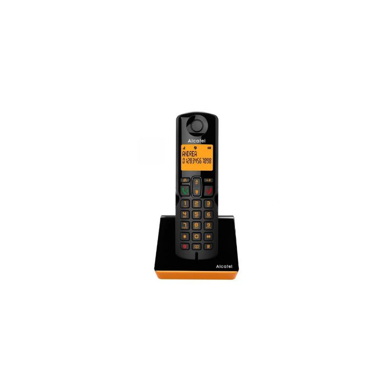 telefono cordless alcatel s280 nero/arancione [atl1425406]
