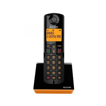telefono cordless alcatel s280 nero/arancione [atl1425406]