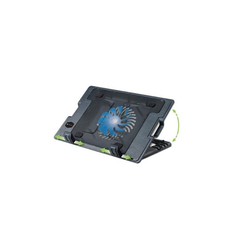 supporto per notebook techly nero [106244]