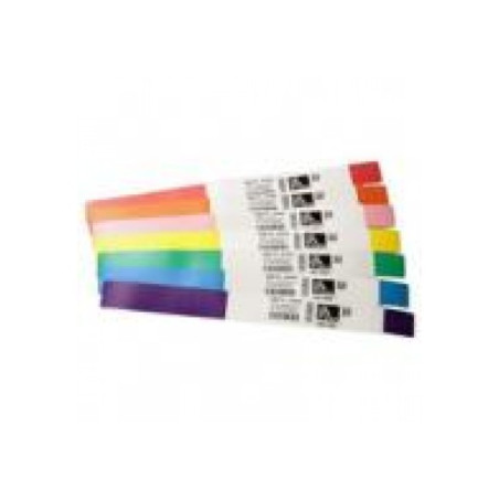zebra z-band ultrasoft 1x11in coated wristband 175/roll 6/box