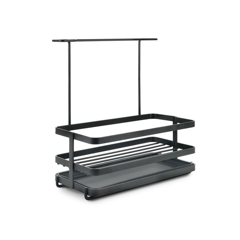 mensola metaltex touch-therm tokio nero/ocapo [35.29.02]