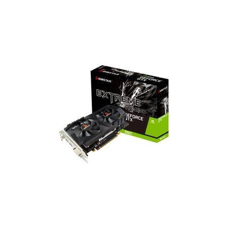 scheda video nvidia biostar geforce gtx1050ti 4gb gddr5 128bit nero/grigio