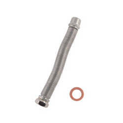 Tubo inox maral acqua m1/2"-f1/2" 200/400 estensibile