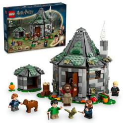 lego capanna di hagrid una visita inaspettata multicolore 880pz [76428]