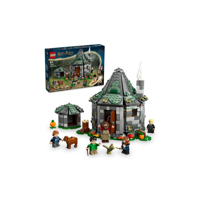 lego capanna di hagrid una visita inaspettata multicolore 880pz [76428]