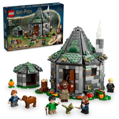 lego capanna di hagrid una visita inaspettata multicolore 880pz [76428]
