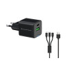 caricabatterie conceptronic althea 16b usb pd gan 2 porte 33w con