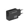 caricatore esperanza ezc104k da muro usb-c 20w nero [ezc104k]