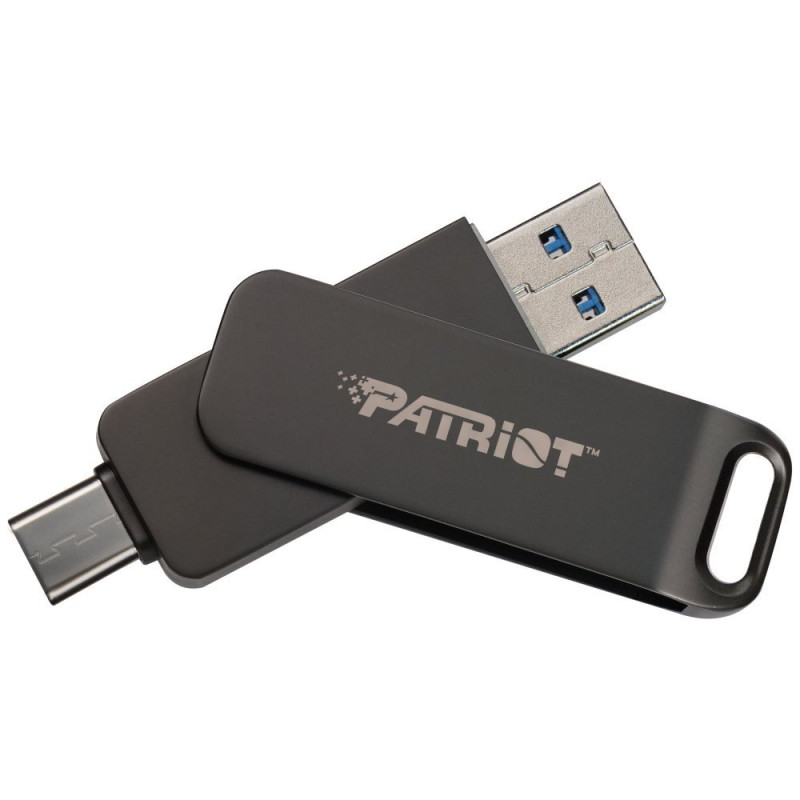 pen drive 256gb patriot rage r550 usb 3.2 nero [pe256gr550dsad]